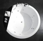 Ванна отдельностоящая Gemy G9230 K, акрил, угловая, глянцевое покрытие, белый